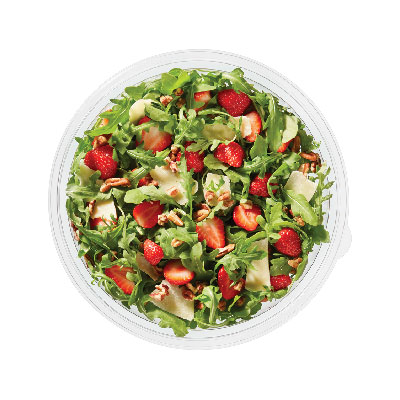 Arugula, Nut and Strawberry Salad