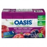 Oasis jus de pomme-raisin