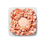 Plateau de crevettes, surimi et trempette